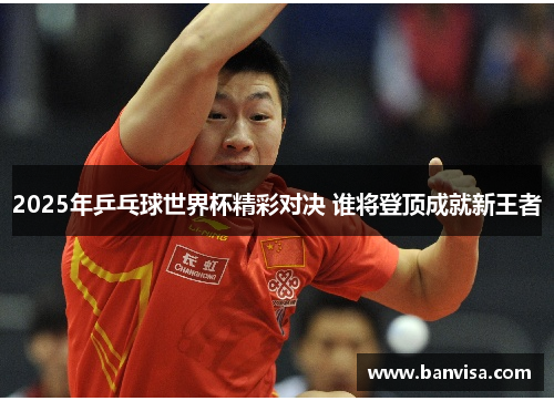 2025年乒乓球世界杯精彩对决 谁将登顶成就新王者
